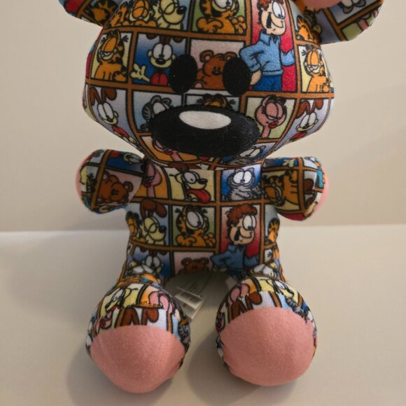 Garfield and Friends Sticker Bomb Pooky Bear Stuffed 7" Plush Figure Comic Strip - Picture 2 of 7